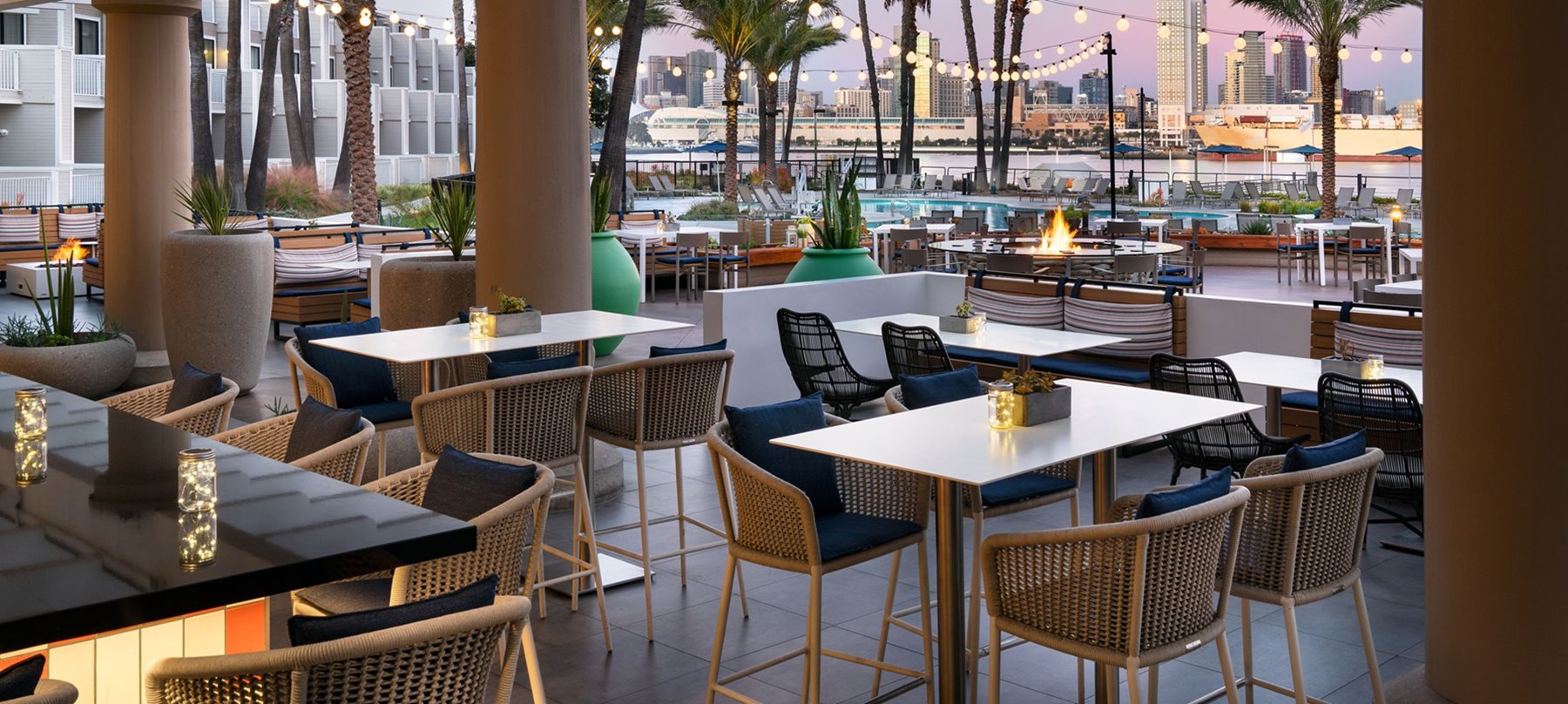 albaca Coronado patio 